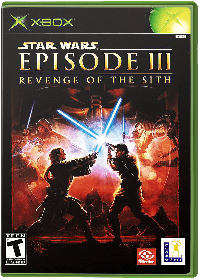 Star Wars Episode III Revenge of the Sith Xbox US box art